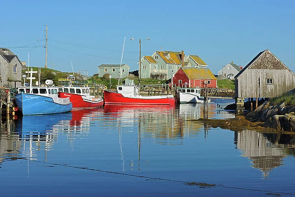 Coastal fishing village on the Atlantic Ocean Peggy's Cove Nova Scotia, Canada