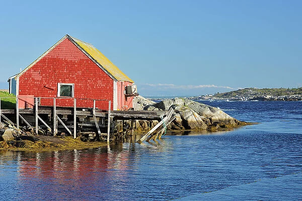 Coastal fishing village on the Atlantic Ocean Peggy's Cove, Nova Scotia, Canada