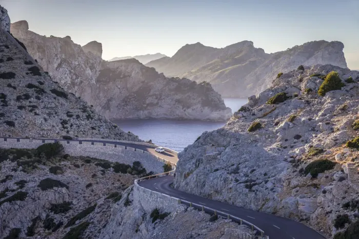 Framed Print : Coastal road at Cap Formentor, Mallorca, Spain Framed Print : Coastal road at Cap Formentor, Mallorca, Spain