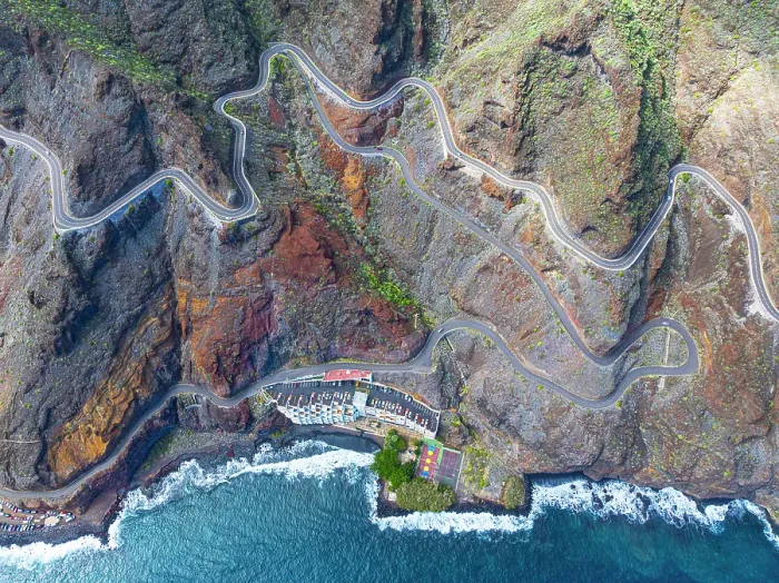 Framed Print : Coastal road, Tenerife, Canary Island, Spain Framed Print : Coastal road, Tenerife, Canary Island, Spain