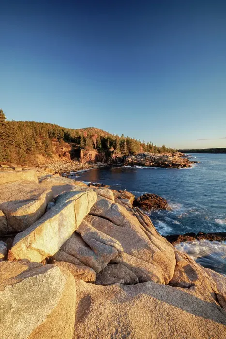 Framed Print : Coastal scene on Mount Desert Island, Ocean Path, Acadia National Park, Bar Harbor, Maine, United States Framed Print : Coastal scene on Mount Desert Island, Ocean Path, Acadia National Park, Bar Harbor, Maine, United States