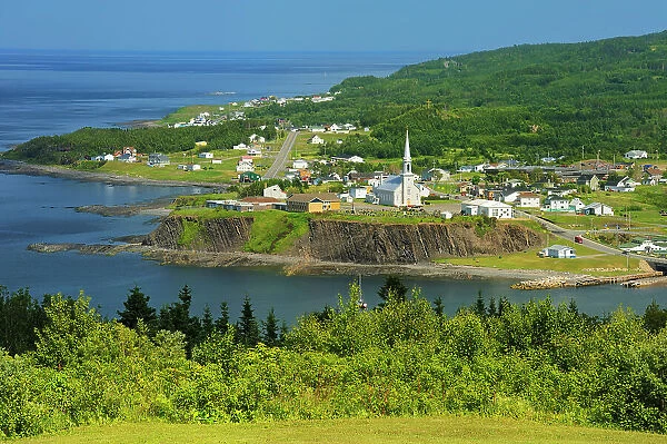 Coastal village in Gulf of St. Lawrence Grande Vallee, Quebec, Canada