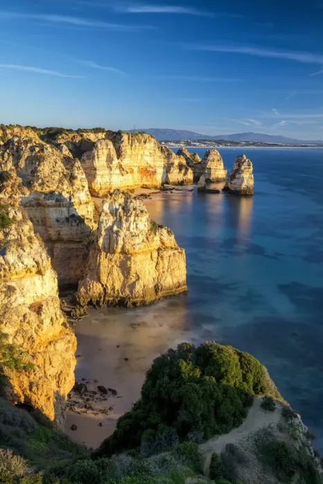 Framed Print : Coastline at Ponta da Piedade, Algarve, Portugal Framed Print : Coastline at Ponta da Piedade, Algarve, Portugal