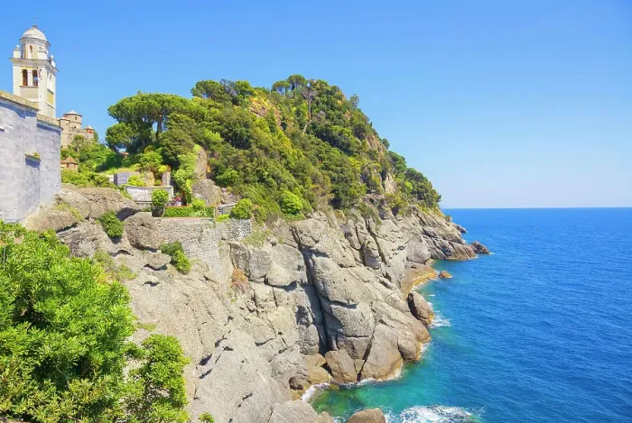 Framed Print : Coastline, Portofino, Liguria, Italy