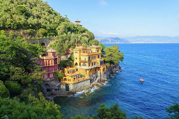 Coastline, Portofino, Liguria, Italy