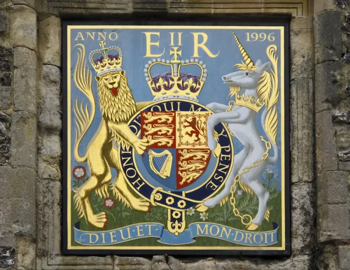 Framed Print : Coat of Arms over Priors Gate, Winchester, Hampshire, UK Framed Print : Coat of Arms over Priors Gate, Winchester, Hampshire, UK