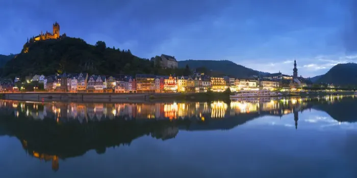 Framed Print : Cochem at dawn, Rhineland-Palatinate, Germany