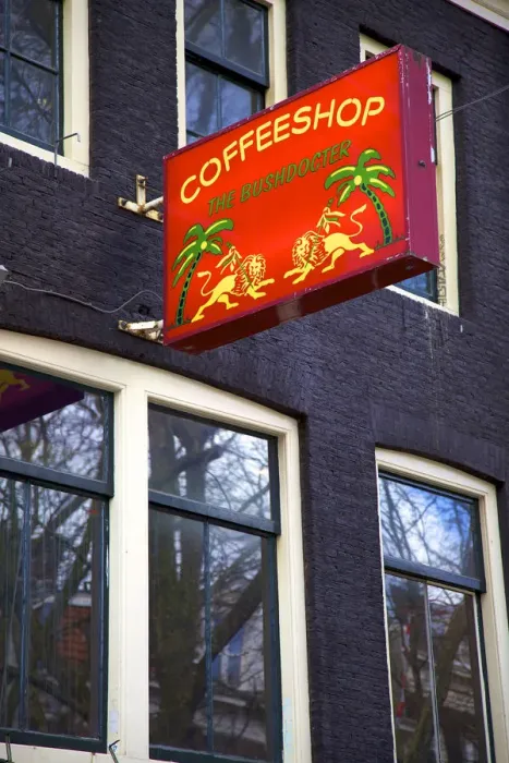 Framed Print : Coffeee Shop, Amsterdam, Netherlands Framed Print : Coffeee Shop, Amsterdam, Netherlands