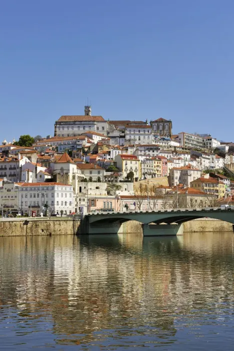 Framed Print : Coimbra and the river Mondego. Portugal Framed Print : Coimbra and the river Mondego. Portugal