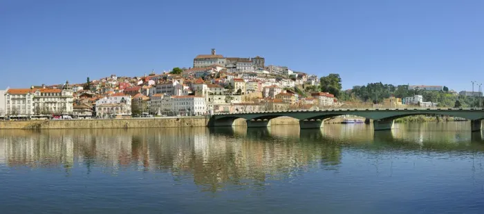 Framed Print : Coimbra and the river Mondego. Portugal Framed Print : Coimbra and the river Mondego. Portugal