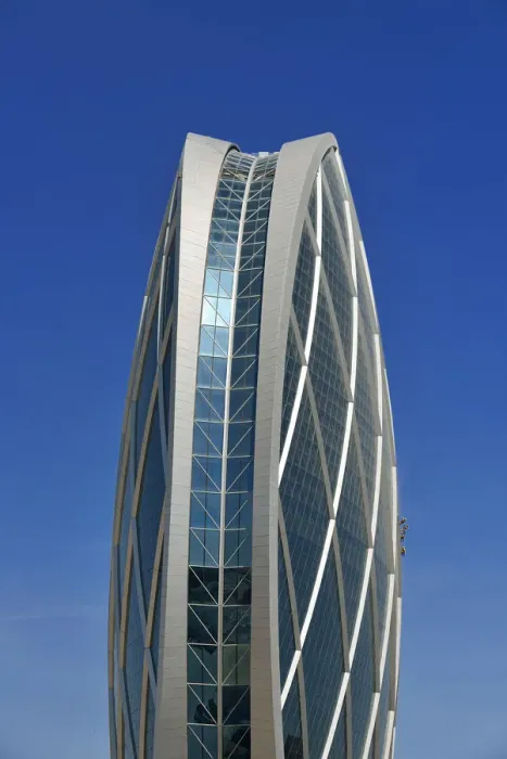 Framed Print : The Coin building Aldar headquarters, one of the largest real estate companies in Framed Print : The Coin building Aldar headquarters, one of the largest real estate companies in