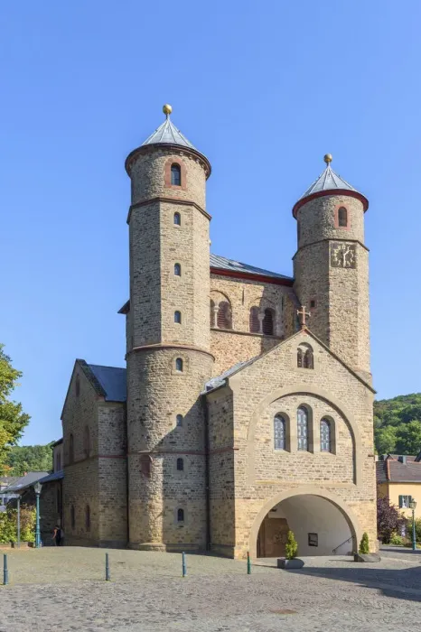 Framed Print : Collegiate church of Bad Munstereifel, Eifel, North Rhine Westphalia, Germany Framed Print : Collegiate church of Bad Munstereifel, Eifel, North Rhine Westphalia, Germany