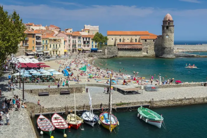 Framed Print : Collioure, Languedoc-Roussillon, France Framed Print : Collioure, Languedoc-Roussillon, France