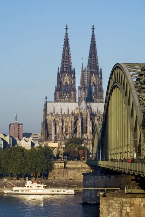 Framed Print : Cologne Cathedral and Hohenzollern bridge, Cologne, North Rhine Westphalia, Germany Framed Print : Cologne Cathedral and Hohenzollern bridge, Cologne, North Rhine Westphalia, Germany