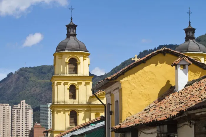 Framed Print : Colombia, Bogota, La Candelaria, Iglesia de La Candelaria, La Candelaria Church Framed Print : Colombia, Bogota, La Candelaria, Iglesia de La Candelaria, La Candelaria Church