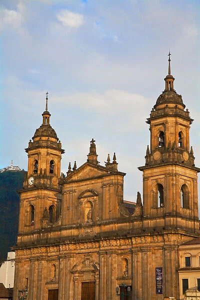 Colombia, Bogota, Plaza de Bolivar, Neoclassical Cathedral Primada de Colombia