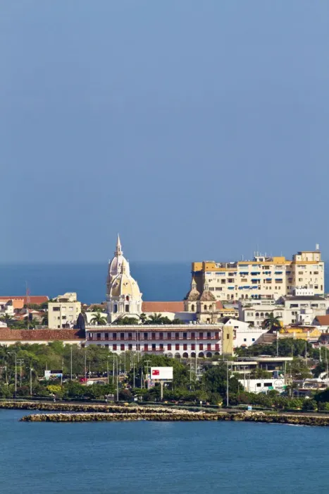Framed Print : Colombia, Bolivar, Cartagena De Indias, Old walled city Framed Print : Colombia, Bolivar, Cartagena De Indias, Old walled city