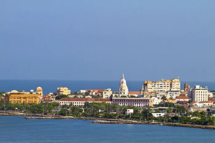 Framed Print : Colombia, Bolivar, Cartagena De Indias, Old walled city Framed Print : Colombia, Bolivar, Cartagena De Indias, Old walled city
