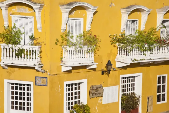 Framed Print : Colombia, Bolivar, Cartagena De Indias, Old walled city, Plaza de la Artilteria Framed Print : Colombia, Bolivar, Cartagena De Indias, Old walled city, Plaza de la Artilteria
