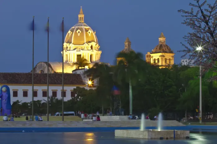 Framed Print : Colombia, Bolivar, Cartagena De Indias, Naval museum and Dome of San Pedro Claver Framed Print : Colombia, Bolivar, Cartagena De Indias, Naval museum and Dome of San Pedro Claver