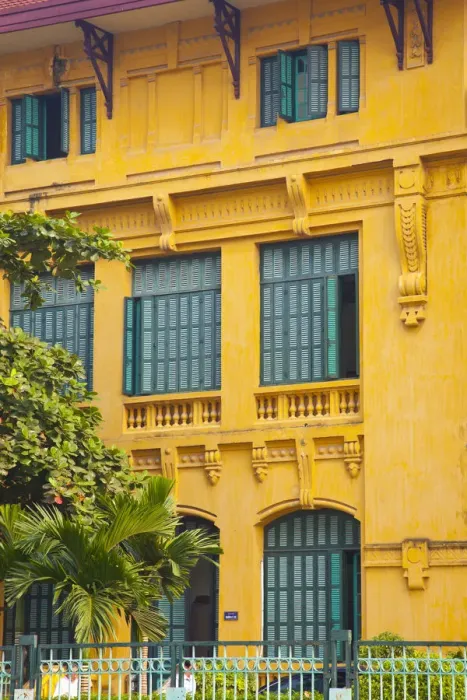Framed Print : Colonial buildings near the Presidential Palace, Ba Dinh district, Hanoi, Vietnam Framed Print : Colonial buildings near the Presidential Palace, Ba Dinh district, Hanoi, Vietnam