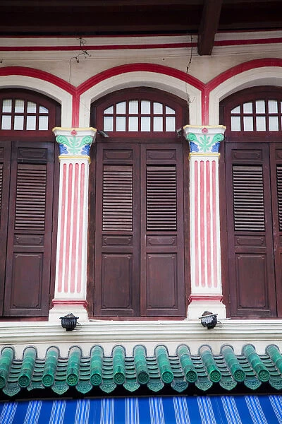 Colonial shop houses, China Town, Singapore