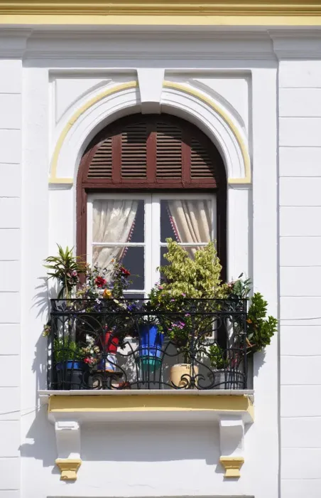 Framed Print : Colonial Tanger window. Morocco Framed Print : Colonial Tanger window. Morocco