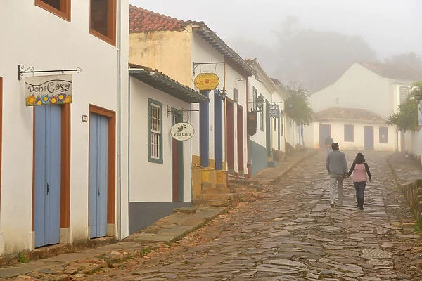 Colonial town of Tiradentes, Minas Gerais, Brazil, South America