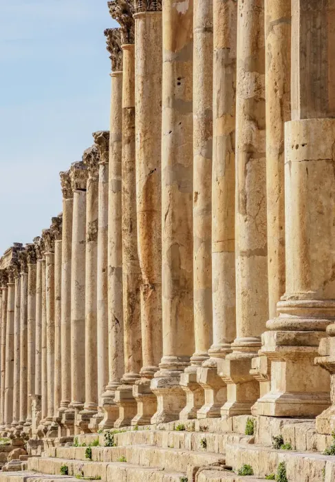 Framed Print : Colonnaded Street or Cardo, Jerash, Jerash Governorate, Jordan Framed Print : Colonnaded Street or Cardo, Jerash, Jerash Governorate, Jordan