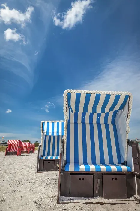 Framed Print : Colorful beach chairs on the beach of Zingst, Mecklenburg-Western Pomerania, Baltic Sea, North Germany, Germany Framed Print : Colorful beach chairs on the beach of Zingst, Mecklenburg-Western Pomerania, Baltic Sea, North Germany, Germany