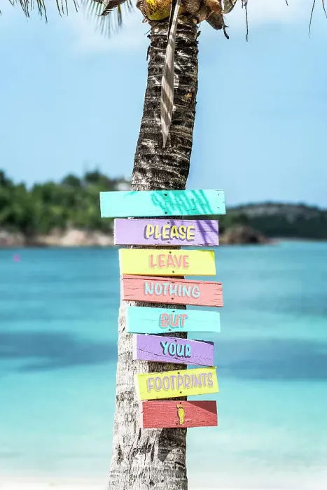 Framed Print : Colorful beach signs on palm tree on a tropical beach, Antigua, Antigua & Barbuda, Caribbean, West Indies Framed Print : Colorful beach signs on palm tree on a tropical beach, Antigua, Antigua & Barbuda, Caribbean, West Indies