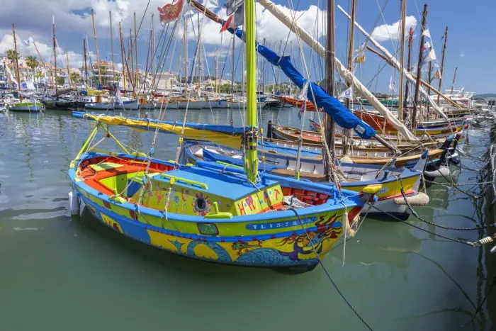 Framed Print : Colorful boats (called Pointu), in the port of Sanary-sur-Mer, Var department, Provence-Alpes-Cote d'Azur, Mediterranean Sea, French Riviera, France Framed Print : Colorful boats (called Pointu), in the port of Sanary-sur-Mer, Var department, Provence-Alpes-Cote d'Azur, Mediterranean Sea, French Riviera, France