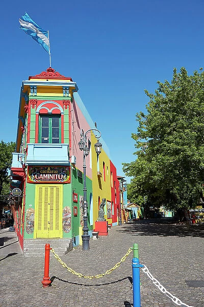 The colorful 'Caminito de La Boca', Buenos Aires, Argentina
