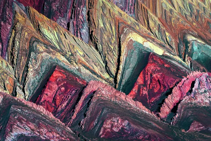 Framed Print : Colorful mountain patterns, Serrania de Hornocal, Humahuaca, Jujuy, Argentina Framed Print : Colorful mountain patterns, Serrania de Hornocal, Humahuaca, Jujuy, Argentina