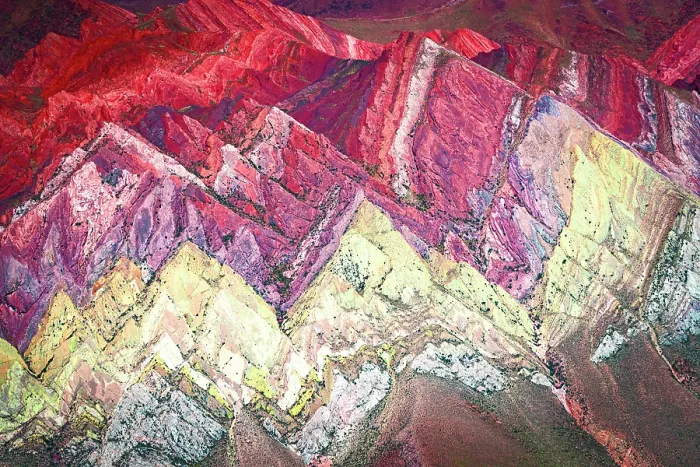 Framed Print : Colorful mountain patterns, Serrania de Hornocal, Humahuaca, Jujuy, Argentina Framed Print : Colorful mountain patterns, Serrania de Hornocal, Humahuaca, Jujuy, Argentina
