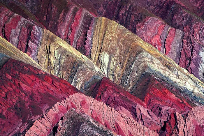 Framed Print : Colorful rock strata, Serrania de Hornocal, Humahuaca, Jujuy, Argentina Framed Print : Colorful rock strata, Serrania de Hornocal, Humahuaca, Jujuy, Argentina
