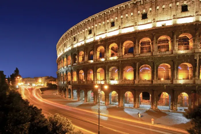 Framed Print : The Colosseum at Night, Rome, Italy Framed Print : The Colosseum at Night, Rome, Italy