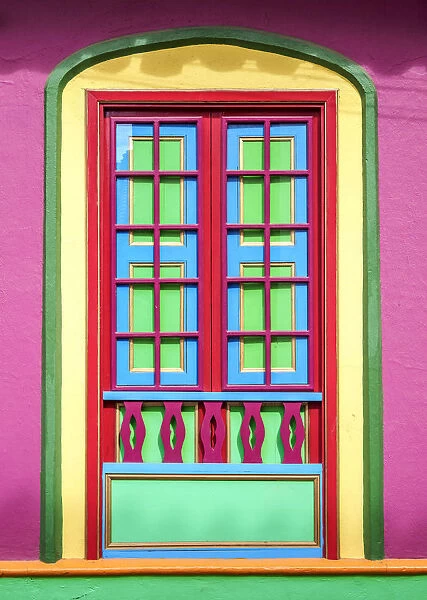Colourful Architecture of Raquira, Boyaca Department, Colombia