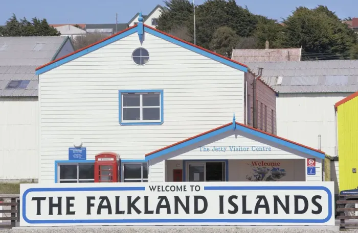 Framed Print : Colourful architecture, Stanley, East Falkland, Falkland Islands