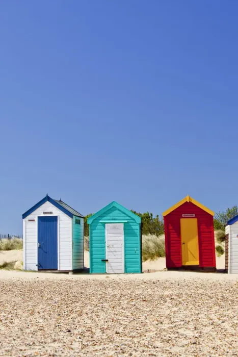 Framed Print : Colourful Beach Huts, Southwold, Suffolk, England Framed Print : Colourful Beach Huts, Southwold, Suffolk, England