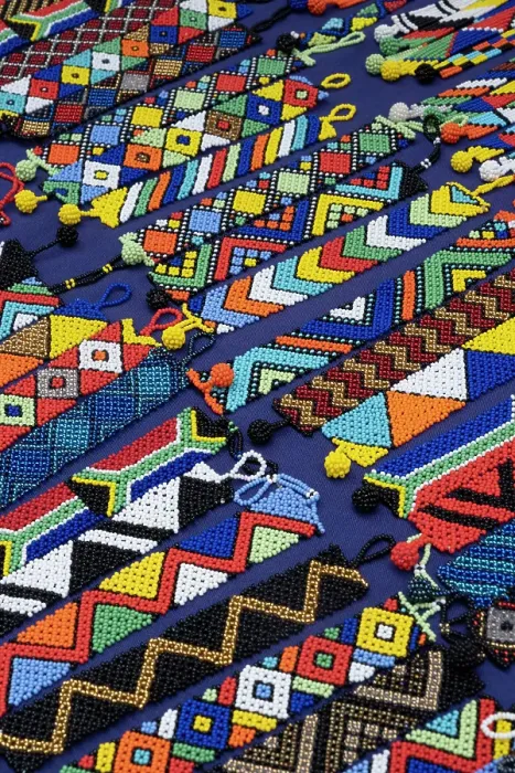 Framed Print : Colourful bracelets made of beads, Market in Franschhoek, Western Cape, South Africa Framed Print : Colourful bracelets made of beads, Market in Franschhoek, Western Cape, South Africa