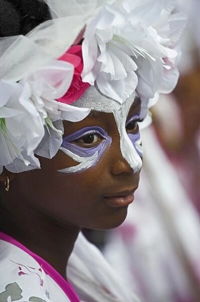 Colourful costumes in the Notting Hill Carnival