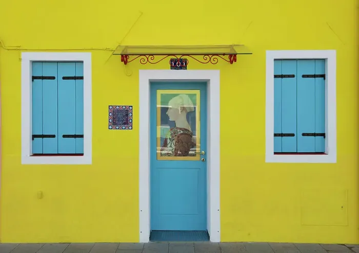 Framed Print : Colourful House, Burano, Venice, Italy Framed Print : Colourful House, Burano, Venice, Italy