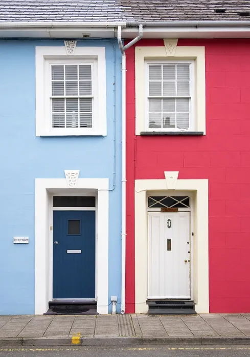 Framed Print : Colourful houses of Aberaeron, Ceredigion, Wales Framed Print : Colourful houses of Aberaeron, Ceredigion, Wales