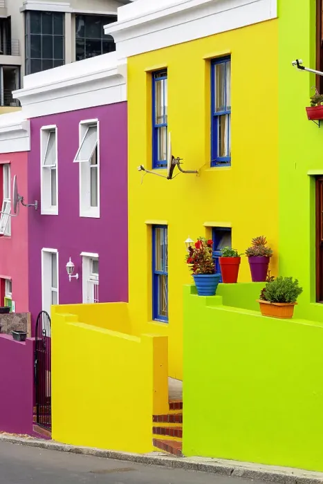 Framed Print : Colourful houses in Bo-Kaap neighbourhood, Cape Town, Western Cape, South Africa Framed Print : Colourful houses in Bo-Kaap neighbourhood, Cape Town, Western Cape, South Africa