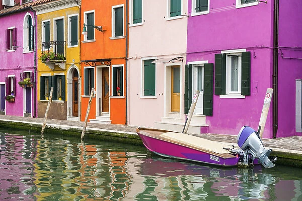 Colourful Houses, Burano, Venice, Italy