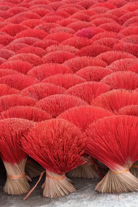 Framed Print : Colourful Incense sticks being dried, Quang Phu Cau village, Hanoi Province, Vietnam Framed Print : Colourful Incense sticks being dried, Quang Phu Cau village, Hanoi Province, Vietnam