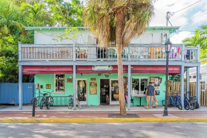 Framed Print : Colourful store front, Key West, Florida, USA Framed Print : Colourful store front, Key West, Florida, USA