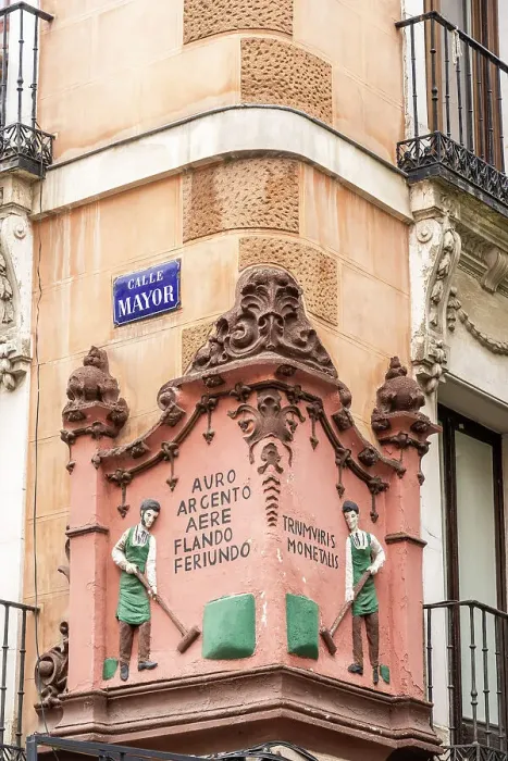 Framed Print : A colourful street sign of Calle Mayor in Madrid, Spain Framed Print : A colourful street sign of Calle Mayor in Madrid, Spain