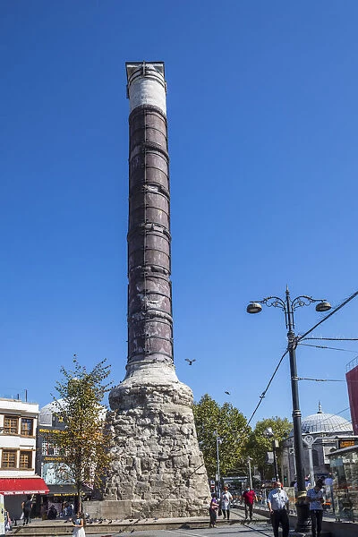 Column of Constantine, Fatih district, Istanbul, Turkey